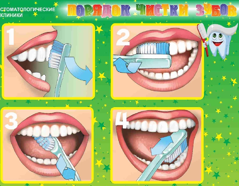 Чистим зубы правильно картинки для детей