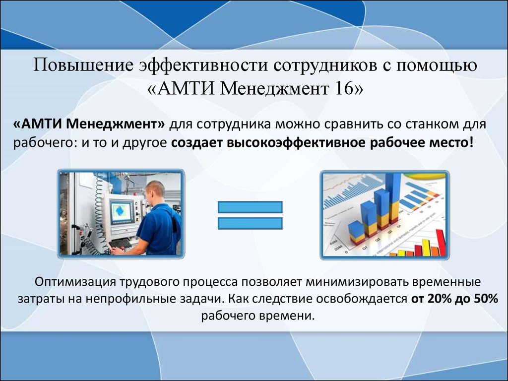 Рабочая эффективность сотрудника