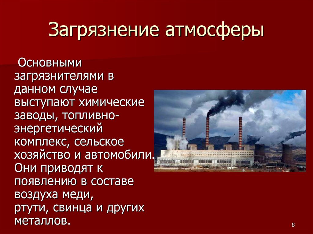 Загрязнение воздуха проект 5 класс