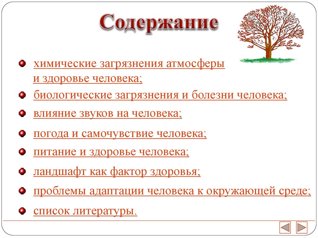 Как окружающая среда влияет на здоровье человека проект