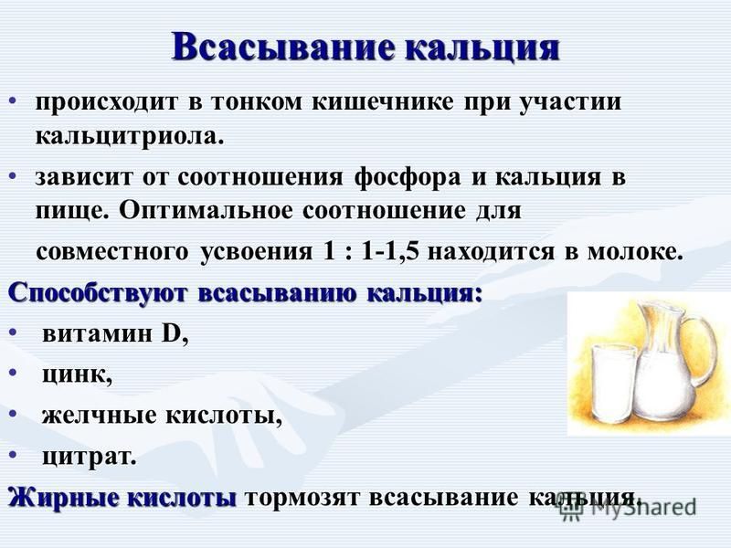 Виды кальция