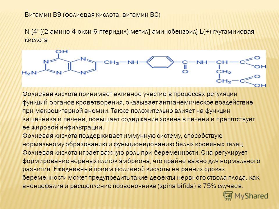 Для чего нужна фолиевая