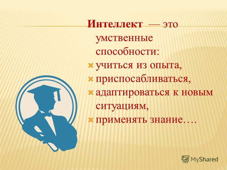 Интеллект что это такое