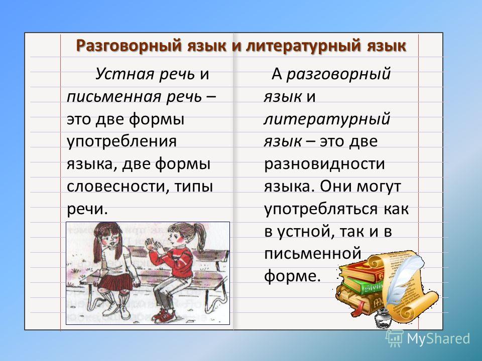 Осмысленное воспроизведение литературного образца в устной речи