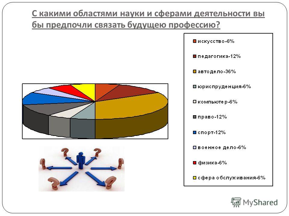 Сфера деятельности виды