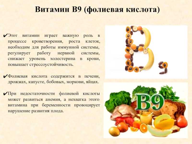 Витамин в9 презентация