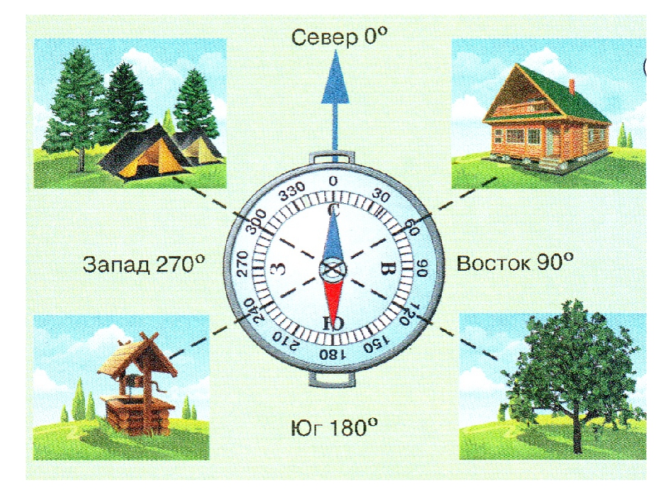 Стороны света на компасе фото