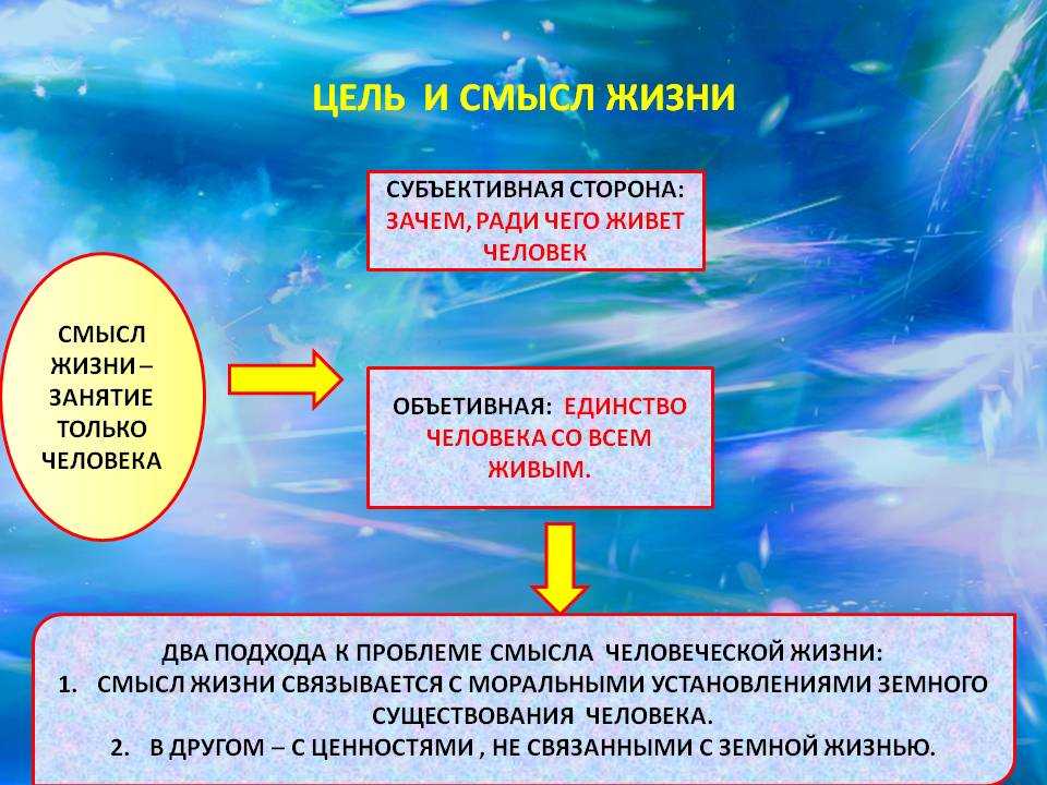 Проект смысл жизни