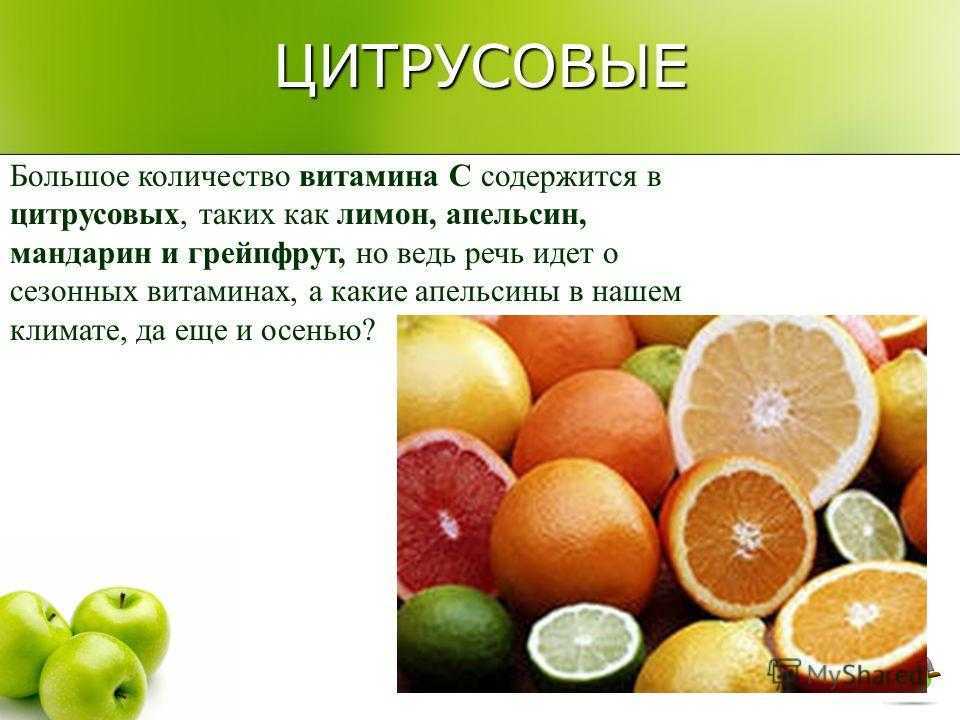 какие витамины содержатся в апельсинах