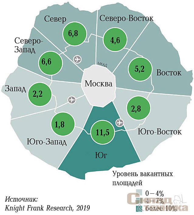 Карта москвы север юг запад восток показать