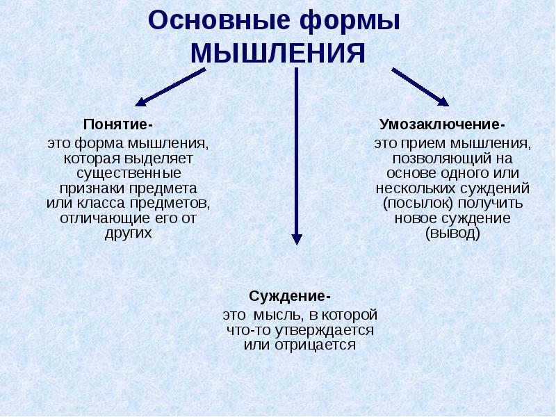 Презентация на тему суждения и умозаключения