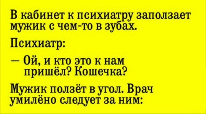 Анекдот психиатр что вы видите на картинке