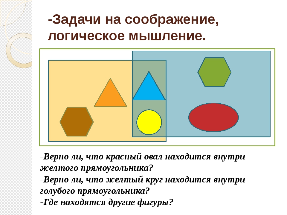 Проект на тему виды задач на логическое мышление