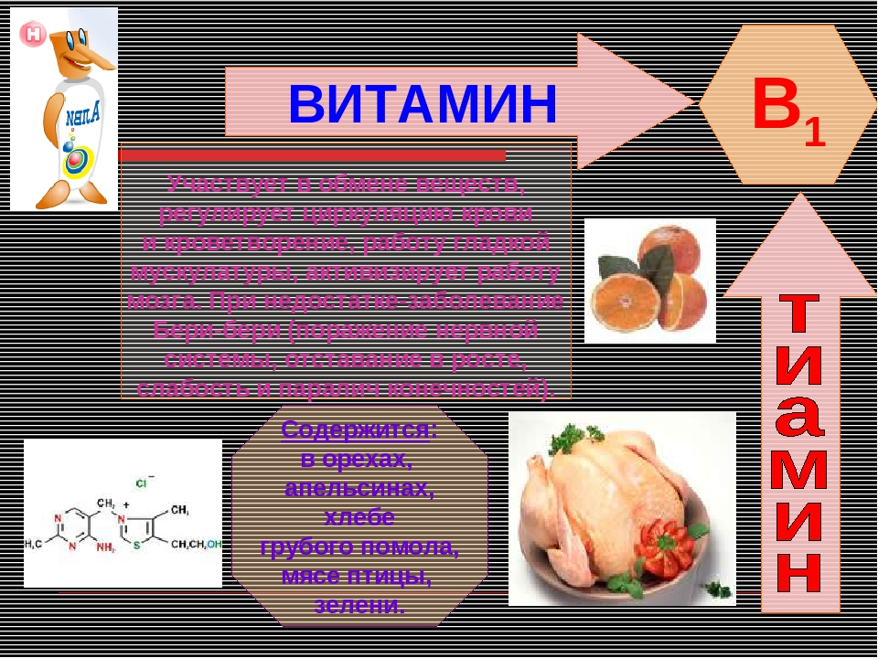 Витамин б характеристика