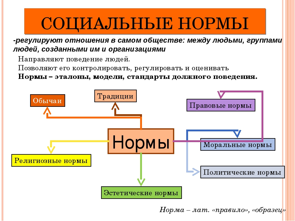 Правила или образцы действий одобряемые обществом это