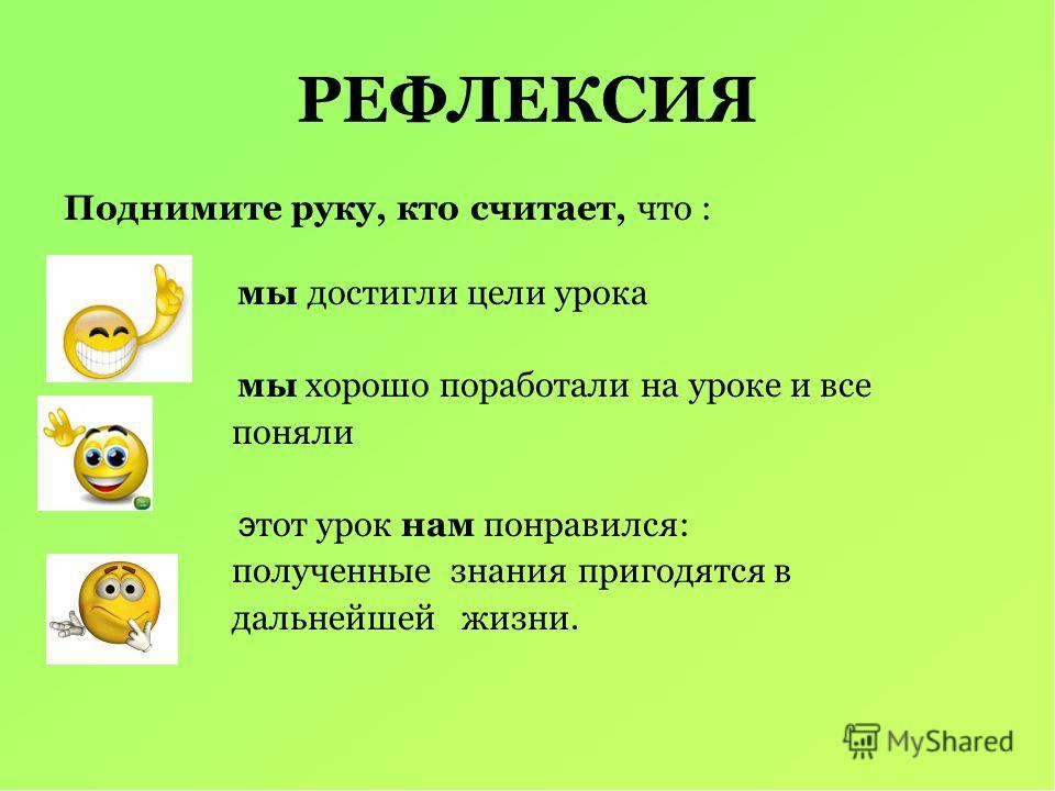 Цели урока в 10 классе. Рефлексия. Рефлексия на уроке. Рефлексия презентация. Рефлексия для урока поднимите руку.