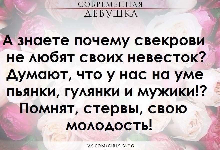 Картинки про свекровь и невестку со смыслом