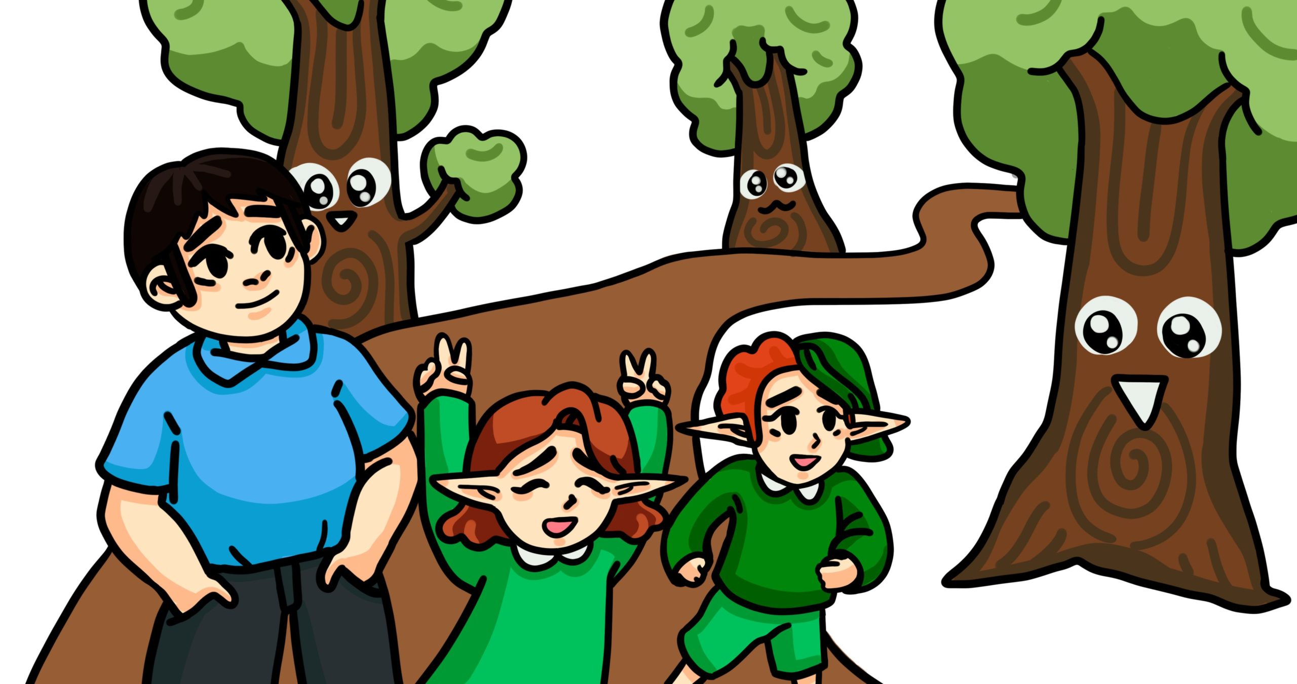 Вырубка леса для детей