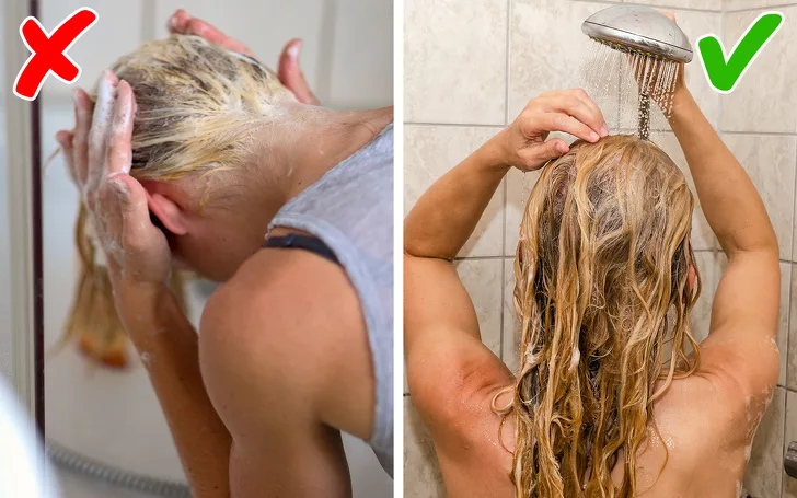 Как мыть волосы чтобы они не ломались