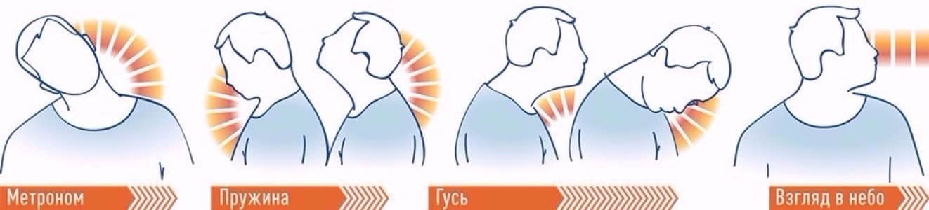 Гимнастика шишонина для шеи в картинках с описанием
